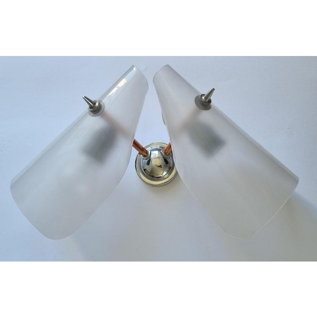 Large Mid-Century Wall Lamp in the style of Stilnovo, Italy, 1962 For Sale - Image 6 of 18