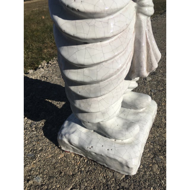 1970s 1970s Italian Terra Cotta Figurative Male Sculpture For Sale - Image 5 of 11