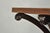 Wood Late 20th Century Regency Style Mahogany Plume Prince of Wales Carved Wall Mount Bracket Shelf For Sale - Image 7 of 13