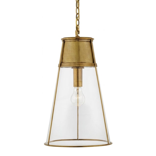 Title: Visual Comfort Robinson Large Pendant – Antique Brass (Thomas O’Brien) – $1,700 Retail $850 each or $1,500 for the...