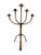 Metal Large Mid-Century Modern Brutalist Five-Arm Gilt Iron Candelabra, 1960s For Sale - Image 7 of 7