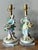 Rococo Vintage Regency German Dresden Porcelain Figure Lamps - A Pair For Sale - Image 3 of 3