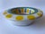 Italian 1960's hand painted colorful ceramic dish by Giovanni DeSimone, hand crafted in Italy. Signed on underside,...