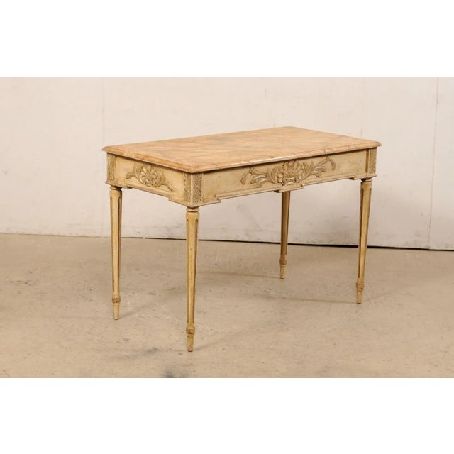 Early 20th Century Early 20th Century French Antique Console, All Sides Carved For Sale - Image 5 of 10