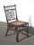Chippendale Vintage Chinoiserie Style Bamboo Cane Side Chair For Sale - Image 3 of 18