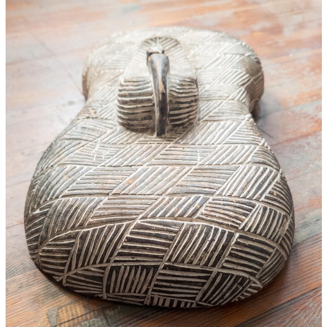 Brown 20th Century African Carved Songye Decorative Wall Sculpture For Sale - Image 8 of 11