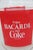 Advertising Glass Pitcher for Bacardi Rum and Coca Cola 1970s Promotion 4865b For Sale - Image 9 of 14