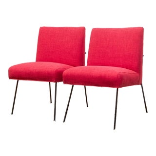 Mid 20th Century Styled After Milo Baughman for Pacific Iron in Viper Red For Sale