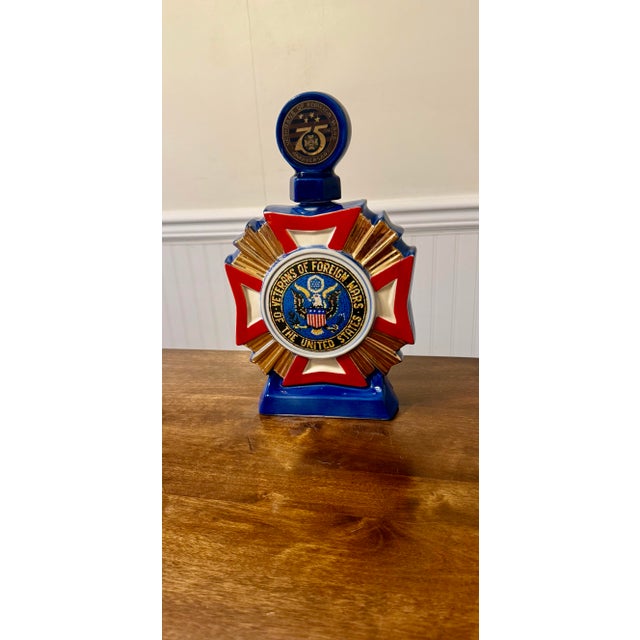 This collector’s decanter was created to honor the 75th anniversary of the Veterans of Foreign Wars. In the 1970’s, a...