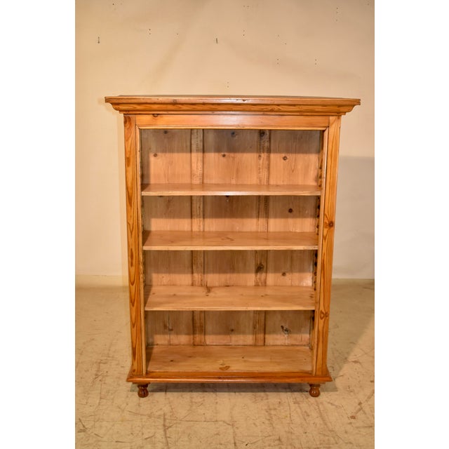 Victorian 19th Century English Pine Bookcase For Sale - Image 3 of 9