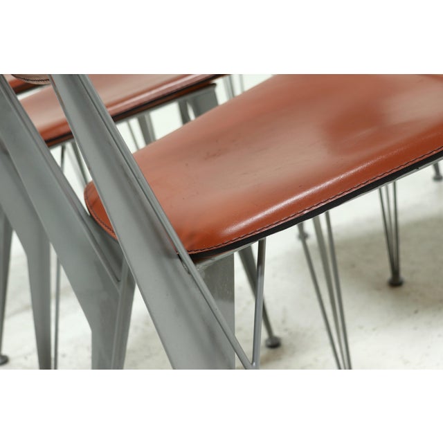 Model T38 Dining Chairs by Studio Archirivolto for Fasem, Italy, 1980s, Set of 6 For Sale - Image 9 of 14