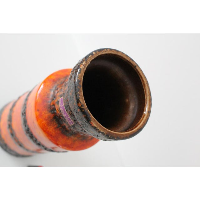 1960s Fat Lava Model 205 32 Vase from Scheurich Keramik, 1960s For Sale - Image 5 of 7