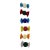 Set of 6, Vintage Petite Glass Candy Pieces For Sale