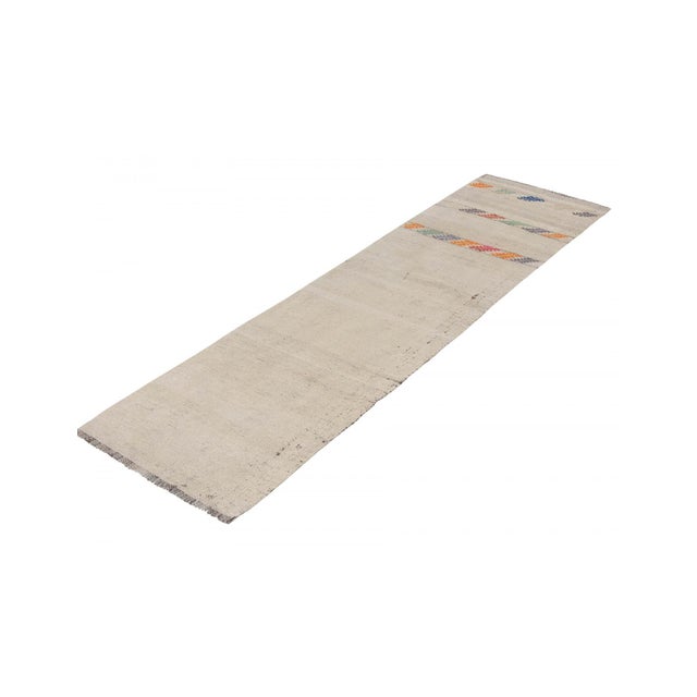 Mid-Century Modern Decorative Vintage Turkish Kilim Runner - 2`0" X 7`7" For Sale - Image 3 of 6