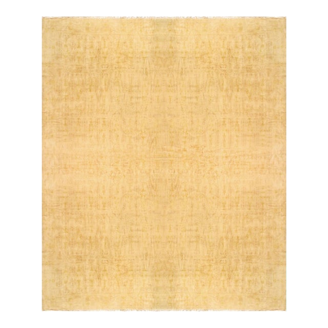 Pasargad Home Antique Savonnerie Wool Area Rug-17' 8" X 20' 6" , Beige For Sale