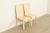 Mario Bellini Style Italian Modern Cream Leather Wrapped High Back Side Chairs or Dining Chairs, Pair For Sale - Image 14 of 14