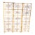 1970s French Riviera 3-Panel Folding Screen / Room Divider For Sale