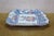 Late 20th Century Japanese Imari Red White & Blue Octagonal Chrysanthemum Pagoda Platter For Sale - Image 10 of 16