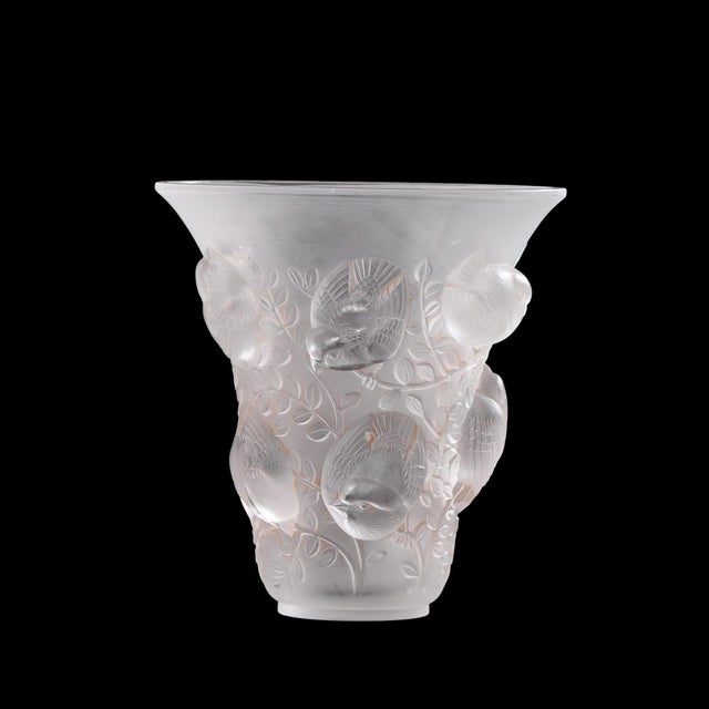Early 20th Century René Lalique St. Francois Frosted Crystal Vase For Sale - Image 5 of 8
