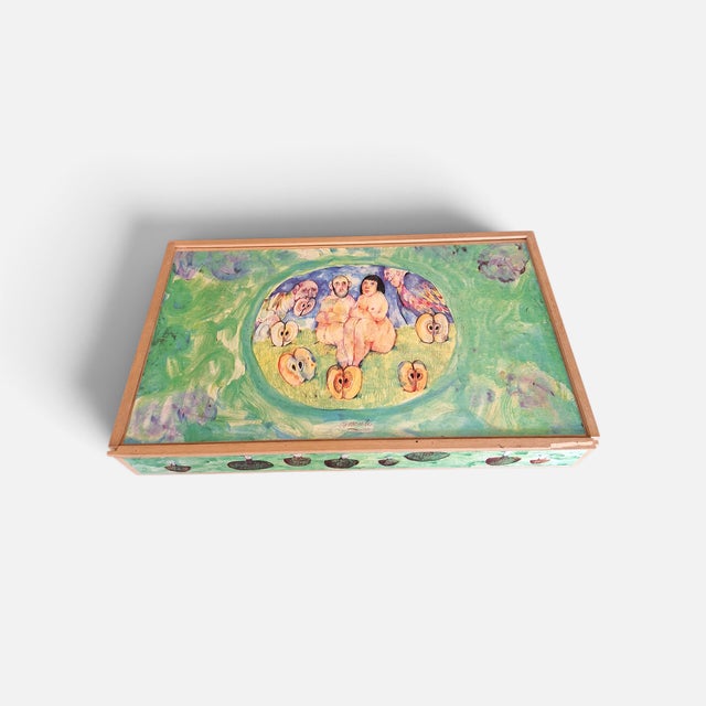 Possenti Antonio, Teatrino Il Giardino Dell'eden, 1980s, Fabric & Cardboard & Compressed Wood & Terracotta For Sale - Image 6 of 10
