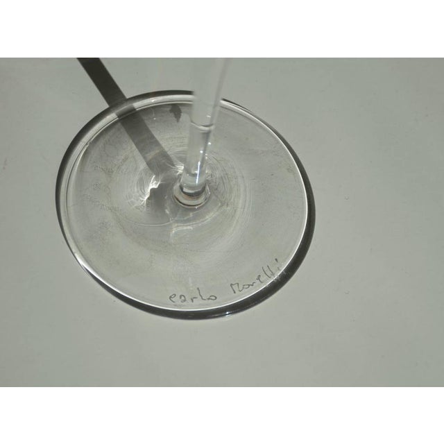 Murano Crystal Glasses by Carlo Moretti, Set of 4 For Sale - Image 8 of 13