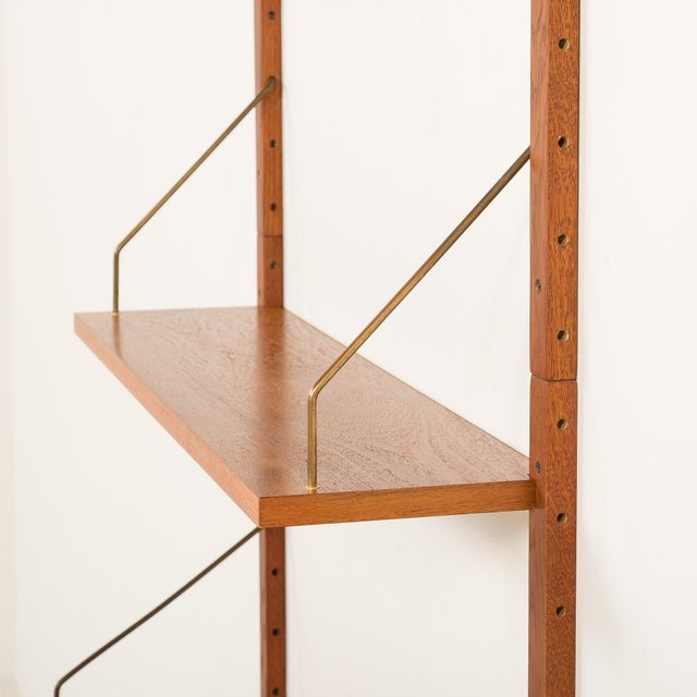Wood Danish Teak Shelving Unit in the style of Poul Cadovius, 1960s For Sale - Image 7 of 10