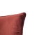 Contemporary Solid Burgundy Red Velvet Lumbar Pillow Cover For Sale - Image 4 of 6