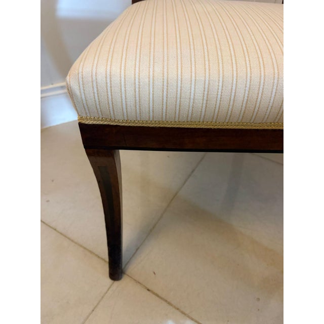 Antique English Regency Mahogany Klismos Side Chairs, 1820s, Set of 2 For Sale - Image 10 of 16