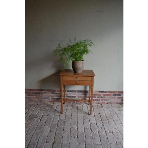 Art Deco Oak Plant Table For Sale - Image 9 of 9