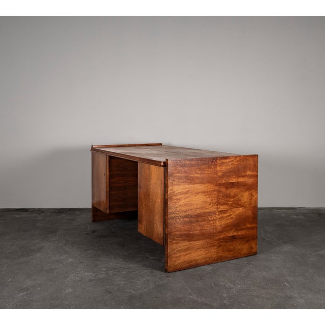Art Deco Desk in Walnut by Bruno Paul for Veb Deutsche Werkstätten Hellerau, 1930s For Sale - Image 4 of 18