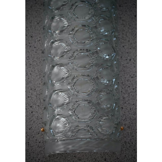 Gold Green Murano Glass and Brass Wall Sconce from Fontana Arte, 2000 For Sale - Image 8 of 10