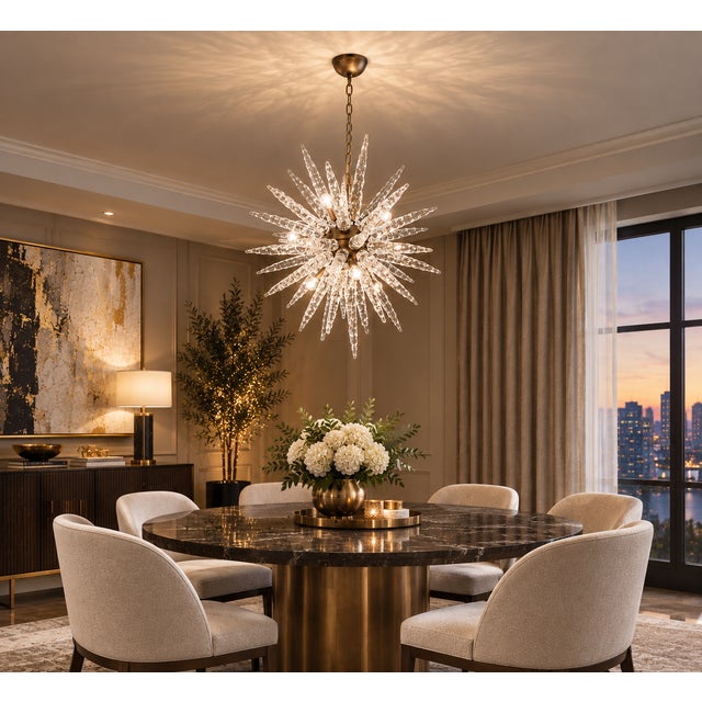 Not Yet Made - Made To Order 21st Century Icicle Murano Sputnik Chandelier by Fabio LTD For Sale - Image 5 of 5