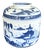 Mottahedeh Blue Canton Porcelain Temple Jar - Historic Charleston Foundation For Sale