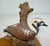 Vintage Original Hand Carved Wood Chas Derascavage Bird Decoy Sculpture Statue For Sale - Image 4 of 17