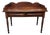 Antique English Georgian Mahogany Gallery Writing Desk With Two Drawers, Circa 1830 For Sale