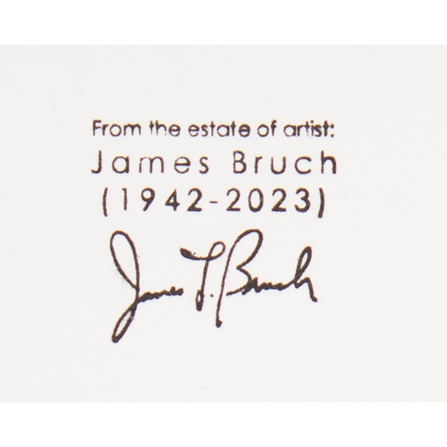 Abstract Mixed Media Painting by James L. Bruch For Sale - Image 4 of 8