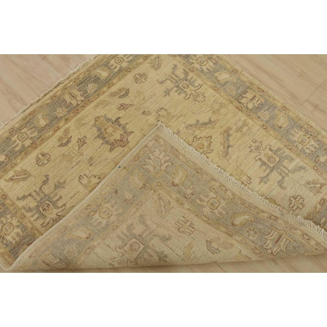 Ziegler Rug 4’1” X 4’2” Beige Wool Traditional Hand-Knotted Oriental Carpet For Sale - Image 9 of 10