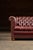 Mid 20th Century Vintage Tufted Leather Chesterfield Sofa in Burgundy For Sale - Image 5 of 11