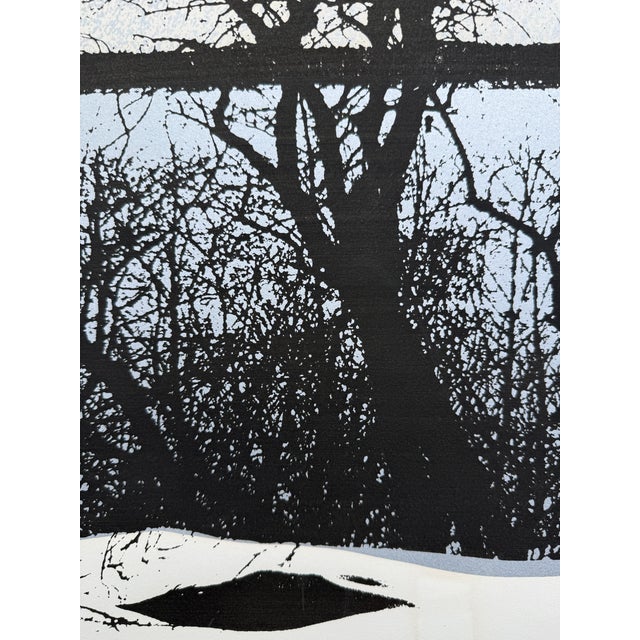 Black Limited Edition Lithograph "Dancing Light" by Albert Frank Quinlan 1973 For Sale - Image 8 of 10