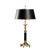 Wildwood Brass Candlestick Table Lamp For Sale