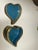 Metal Vintage Cloisonné Heart Shape Trinket Box For Sale - Image 7 of 8