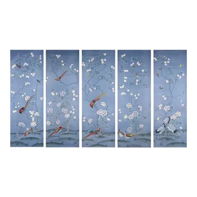 If you love the look of De Gournay wallpaper but not the price, this is for you. The listed price is for 5 panels of 36"...