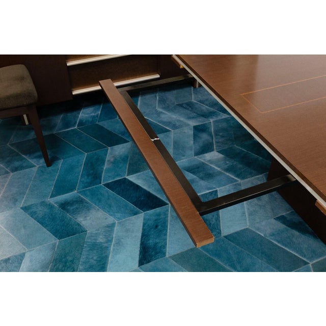 Brown Excelsior Designs Made in Italy Dining Room Table With Leaves For Sale - Image 8 of 9