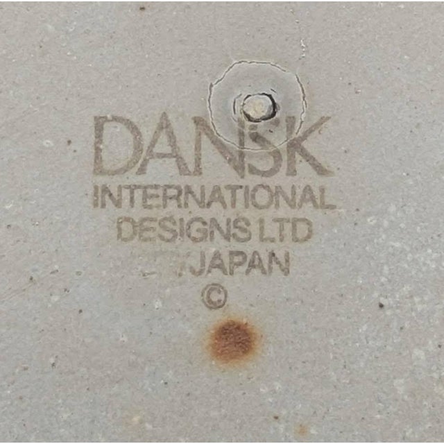 Vintage Dansk "Arabesque" Glazed Stoneware Round Serving Platter For Sale - Image 10 of 10