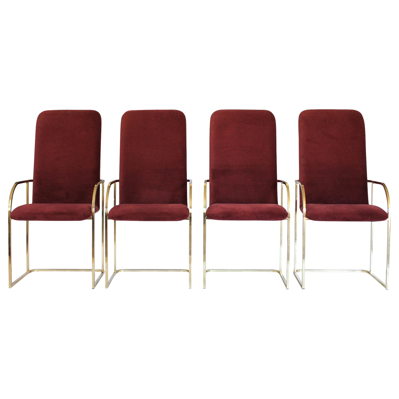 Brass Dining Chairs by DIA S/4 Chairish