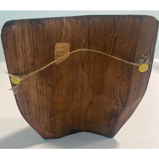 1960s William (Billy) Robertson Pacific North Coast Cedar Bear Mask For Sale - Image 5 of 8