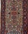 Mid 20th Century Vintage Persian Sarouk Area Rug, Handwoven Floral Pattern, Ivory & Navy, 2’ X 4’ For Sale - Image 5 of 12