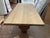 Almond French Weathered Solid Plank Oak Monastery Table For Sale - Image 8 of 13