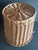 Vintage Mid-Late 20th Century Wicker Wastebasket For Sale - Image 9 of 12