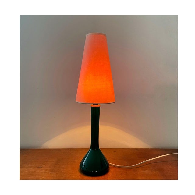 Glass Danish Table Lamp from Kastrup Holmegaard, 1960s For Sale - Image 7 of 7